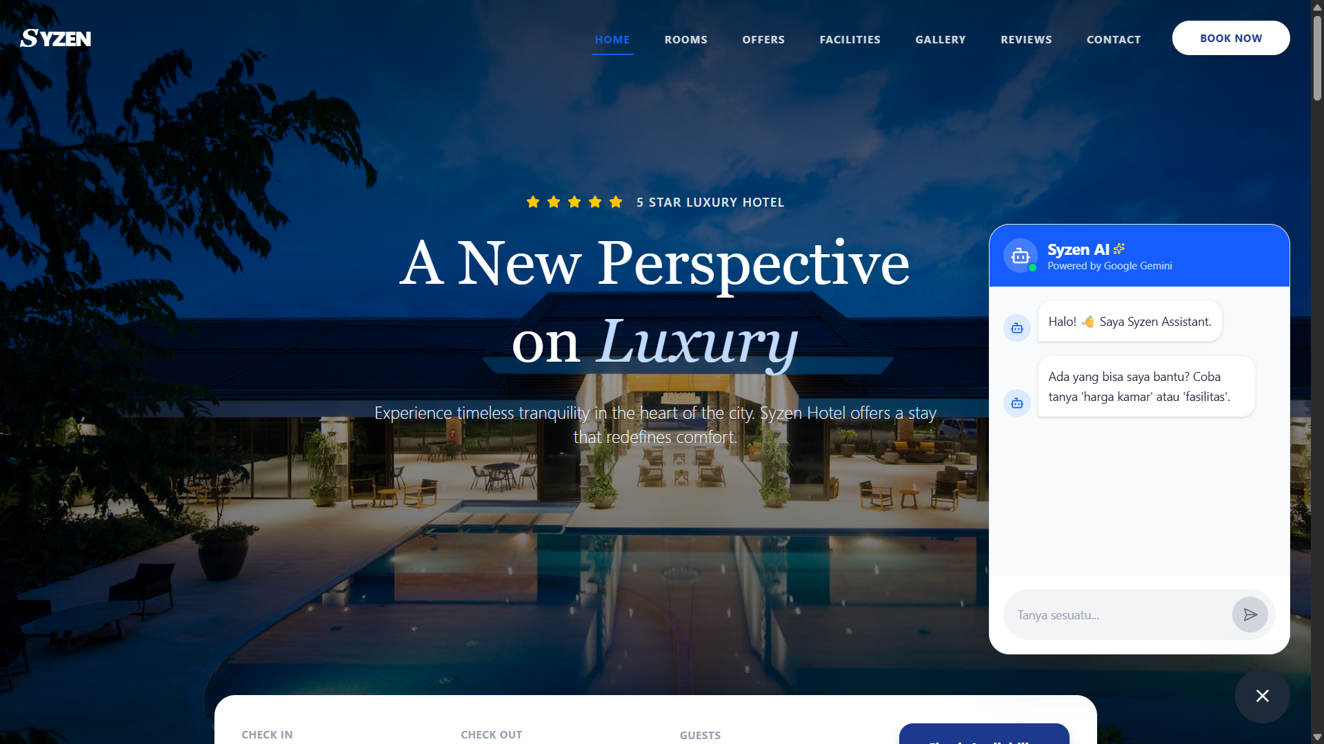Web Hotel Profesional